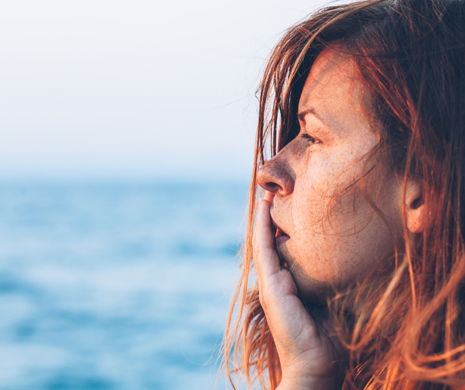 Emily reflecting on losing a parent in her 20s